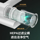 Mite remover, ultraviolet wired sterilizer, household bed mite removal, small vacuum cleaner, bed removal, rare maple white, 10,000 times middle layer mite removal (3 filters in total)