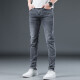 
Lee Cooper high-end ice oxygen bar jeans men's slim straight Korean style stretch light color casual long trousers 2025 summer thin style 1049 gray regular size 29