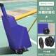 INVUI badminton rack + net standard indoor and outdoor mobile portable training competition badminton rack pillar blue