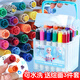 Disney 24 Farbwaschabsibler Aquarell Stift Grundschule Jungen Spielzeug Kindergärtner Kinder Malwerkzeuge Einfach zu reinigen Malerei Pinsel Spider-Man E45302a