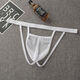 Männer sexy Doppel-Tanga-Stil neuer und sexy transparentes Netz hinter offenes Schicht, ohne die Unterwäsche von Männern schwulen zu nehmen [vertraulicher Versand] Weiß 90-160jin [Jin gleich 0,5 kg] Inside Wear