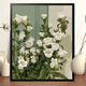 Ouoety Digital Oil Painting Blumen Landschaft Cartoon handgemalbte Füllstoff handgefertigtes Acrylölmalerei Dekoratives Malmal