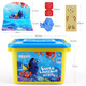 [70% neu] Eltern-Kind Pinguin Bunte Schlamm Plastil Plasticine Clay Clay Ultra-leichter Tonraum Sand 36 Farbe Disney Finding Nemo Light Schlamm Kindertag Geschenke Jungen und Mädchen Spielzeug handgefertigt DIY Storage Box Set
