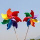 Beaux jouets de moulin à vent mignon mignon coloré de grand moulin à vent de la maternelle du parc de la maternelle du parc en plastique en plastique en plastique