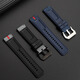 
Henteri adapts to Panerai stealth PAM1391/1565 Luna Rossa series nylon rubber watch strap accessories Blue original line-black buckle 26mm interface width