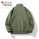 啄木鸟（TUCANO）男士外套2024新款棒球服韩版潮流宽松百搭防风休闲运动夹克冲锋衣 6218黑色 L