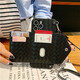 Lieehehaen (Lieehehaen) Apple Telefon Hülle Münz Brieftasche geflochtene Crossbody -Gurtkarte Personalisierte kreative Leder -Frauen -Kartenbeutel Personalisierte kreative kreative Anti -Fall -Strick -Muster -Change -Kartenbeutel + Crossbody Lanyard 6,1 Zoll - exklusiv für Apple iPhone11