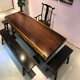 Guge Black Gold Sandalwood Black Sandalwood Large Board Solid Wood Large Board Tea Table Log Simple Coffee Table Coffee Table Office Conference Table 160-80 Single Table Comes with Bracket
