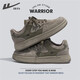 Warrior official men's shoes autumn and winter new versatile trendy board shoes men's fashionable casual sports shoes men's gray military green 42