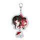 Tianguan Blessing Peripheral Keychain Xie Lian Huacheng Animation Q Version Acryl Schoolbag Ornament Anhänger Geburtstagsgeschenk Xie Lian Anhänger Anhänger Keychain-mal 4cm-d Schnalle