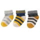 Yings Babysocken, Jungen und Mädchen, lernen Sie zu Fuß, ohne Schlupf-, Herbst- und Winterbaumwollsocken, 3 Paare, 188a6212 188a6210 188a6213 männliches Baby 188a6212 Indigo 7,5 cm 0-3 Monate