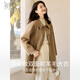 Chushen 100% pure wool woolen coat for women, versatile commuting thick and warm double-sided woolen coat jacket S144G1016