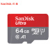 SanDisk 64GBTF (MicroSD) memory card U1C10A1 high-speed mobile version memory card reading speed 140MB/sAPP runs more smoothly