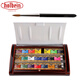 Holbein (Holbein) Japonais Holbein Artists aquarelle artiste artiste solide aquarelle pigment 12 couleurs (PN691)-coffre à rouge [Envoyer du papier aquarelle Baohong 32k / 10 feuilles]