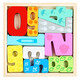 DBS -Holzstücke/Plattform Puzzle Tetris tier digitaler Obst Kindergärten Frühschulbildung Vorschulbildung Spielzeug digital