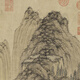 
Yuan Wang Meng sat and listened to the ancient landscape painting scrolls of literati paintings and replica antique paintings hanging paintings Yuan Wang Mengxi Mountain Visiting Friends 20X123 cm12211 Chemical fiber photo cloth (sprayed) Milky white vertical scroll (framed)