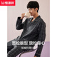 
Hengyuanxiang men's pajamas men's autumn and winter pure cotton long sleeve trousers home clothes can be worn outside men's casual cotton suit 16866 170/L