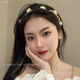 New texture forest rose Chinese style personalized princess cold rose imitation pearl headband exquisite and elegant red rose 1 piece