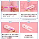 高洁丝（Kotex）卫生棉条大姨妈游泳神器内置隐形量多型导管式月经棉条棒 【共19支】普通流量短管棉条 欧洲进口棉芯短导管棉条