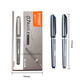Beauté moderne (XDN) GP1048 Neutral stylo de grande capacité Signature de signature 1,0 mm Supplies scolaires Black Blue Water Pen Black Refill 0,7 mm Bulle Bullet 12 Pack GP831