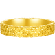 Saturday Fu Crushed Ice Gold Ring Couple Ring Birthday Gift Price A0114059 Men's Ring No. 20 About 6.34g