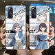 赫致（HEZHI）适用vivoy52s邦邦BangDream手机壳OPPOa58真我一加华为苹果14玻璃 v1449市谷有咲钢化玻璃壳 vivo型号记得发给客服