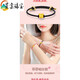 Xingtang 999 Pure Gold Bracelet for Women Gold Strawberry Bear Transfer Beads Braided Bracelet Imitation Gold Color Birthday Chinese Valentine's Day Gift for Girlfriend