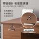 Humanities Chengjia Computer Desk Desktop Simple Office Desk Home Writing Desk Table Office Desk and Chair Set Adult Work Desk Highly Recommended Five Drawers with Cabinet Walnut Color 120*60cm