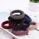 SAHANE Zuoyu high elasticity and durable seamless towel ring rubber band headband Korean version does not hurt hair hair rope women's simple hair tie hair accessories thread mixed color 10 pieces
