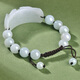 Ein Jade seit tausend Jahren [Jade -Einzelprodukt] Jade -Armband für Männer und Frauen, schwimmende Blumen, künstlerische Landschaft, Jade -Armband für einstellbare drei Pixiu -Marke QZD1276i