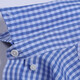 Mailyard / Melya Shirt à manches longues Pure Business Coton Plaid Men's Fashion Slim Shirt 653 Bleu 40