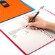 King Jim A5 Handheld Loose Leaf Book Business Office Notebook Notebook Journal Coil Book 9854tteh-gs jaune