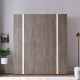Quanyou Home Modern Nordic Simple Bedroom Flat Door Integrated Wardrobe 106305C Five-Door Wardrobe