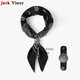 JACK VINEY美式复古腰果花方巾扣男小丝巾扣女英伦领巾西海岸民族 五角星盾单个扣