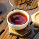 Coloré yunnan thé pu'er thé mûr thé lâches thé de thé