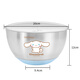 Lernen Sie, 20 cm Edelstahl -Eier Becken L (Yugui Dog) Autorisiertes Ei -Schlagenbecken Küchenzubehör zu kochen, CL5008