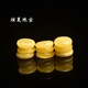 Dazzling summer natural raw mineral beeswax spacer gasket amber beeswax Buddha head inscription play bracelet accessories bodhi DIY accessories beeswax spacer diameter about 8 mm single piece
