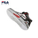 Fila Shoes para niños zapatos casuales para niños Nuevo estilo de zapatillas de tablero clásicas de los niños de la altura media zapatilla de zapatillas negras/sombra gris-bd tamaño 37/longitud interior 23.5cm