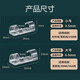 Weizhi Control Cable Manager, punch-free, traceless wire holder, desktop storage and organization cable clip, network cable buckle, transparent/small size 3-5mm self-adhesive artifact/glued 20 pcs