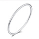 Lao Fengxiang solid ancient French silver bracelet plain ring silver bracelet 999 pure silver bracelet girlfriend wife birthday gift silver jewelry pure silver 54# about 22 grams