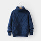Disney handsome sweater for winter boys turtleneck thickened sweater for medium and large children plus velvet/baby warm coat 9195 shallow lotus root powder without velvet 120 Recommended 35-44 Jin [Jin equals 0.5 kg]