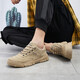 Huili Warrior Zapatos casuales, tendencia de moda zapatos versátiles de tablero, zapatos de estilo de trabajo, zapatos para hombres, zapatos deportivos al aire libre, WXP (WZ) -0304 Caki 40