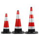 Meidu traffic cone reflective cone safety cone plastic column road cone car ban barrel warning cone garage sign 70cm rubber road cone