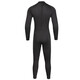 BLUE DIVE wetsuit for men 3mm fine embossed one-piece men's warm and wear-resistant fishing suit jellyfish suit surfing suit swimming and snorkeling 3mm black fine embossed XL