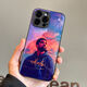 Aplicable a Apple 14 Huawei Oppovivoiqooins Irving Baloncesto Metal Metal Vidrillo Case de telefonía móvil L Metálico Pintado Irving Baloncesto KM3892 Huawei Nova8/Honor V40 Light Luxury Edition