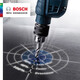 Bosch (BOSCH) high-speed steel grinding straight handle twist drill bit accessories woodworking metal drill iron hand drill bit rotary head Bosch drill bit 1.0mm single