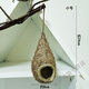 Bird's Nest Decorative Simulated Grass Woven Straw Nest Handmade Outdoor Bird House Outdoor Pendant Coconut Shell Bird's Nest Swallow's Nest (Small) Grass Bird's Nest (Empty Nest)