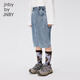 jnby von jnby jiangnan buyi Kinderkleidung umweltfreundlich besiedelungsgezügelte Mid-Pants Casos komfortable Sommerjungen und Mädchen Kinder 1o6e1396H 995/Denim Wash Lan 130 cm