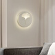 First Dream Bedside Bedside Wall Light Simple Simple Modern Creative 2024 New Ins Fashion Aisle Corridor Light DX826-Pink + Ginkgo Leaf + 10W Cambio de luz de tres colores (sin control remoto)