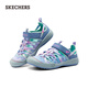 Skechers outdoor toe-toe sandals breathable beach shoes 303394L lavender/multicolor/LVMT 33.5